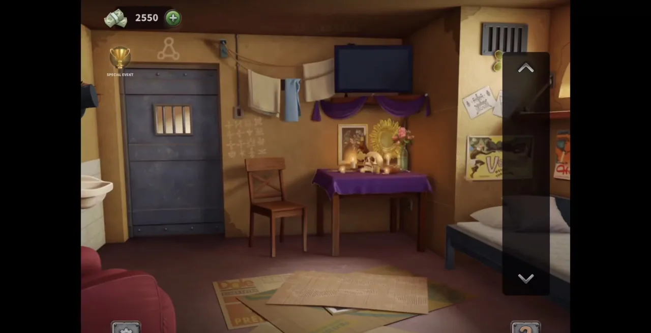 100 Doors Escape from Prison Level 102 Emirati Cell gameplay screenshot