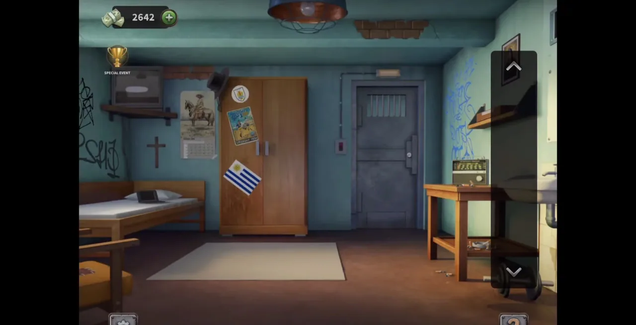 100 Doors Escape from Prison Level 105 Portuguese Cell gameplay screenshot