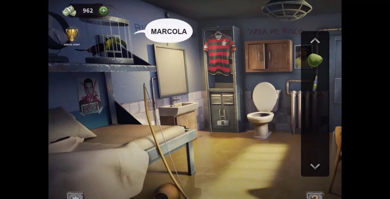 100 Doors Escape from Prison Level 109 Malaysian Cell gameplay screenshot