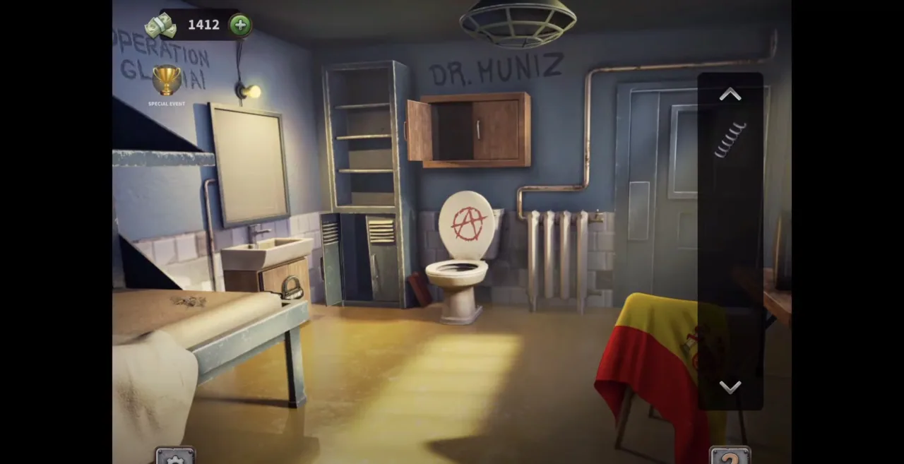 100 Doors Escape from Prison Level 119 Scottish Cell gameplay screenshot