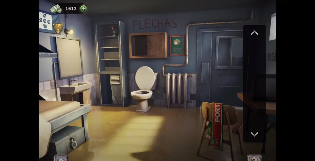 100 Doors Escape from Prison Level 123 Bahraini Cell gameplay screenshot
