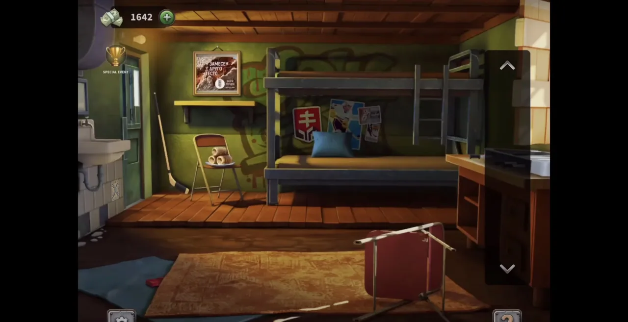 100 Doors Escape from Prison Level 124 Sierra Leonean Cell gameplay screenshot
