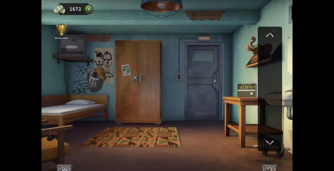 100 Doors Escape from Prison Level 125 Greece Cell gameplay screenshot