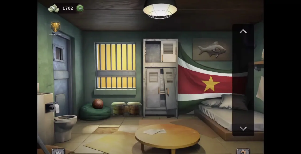 100 Doors Escape from Prison Level 126 Costa Rican Cell gameplay screenshot