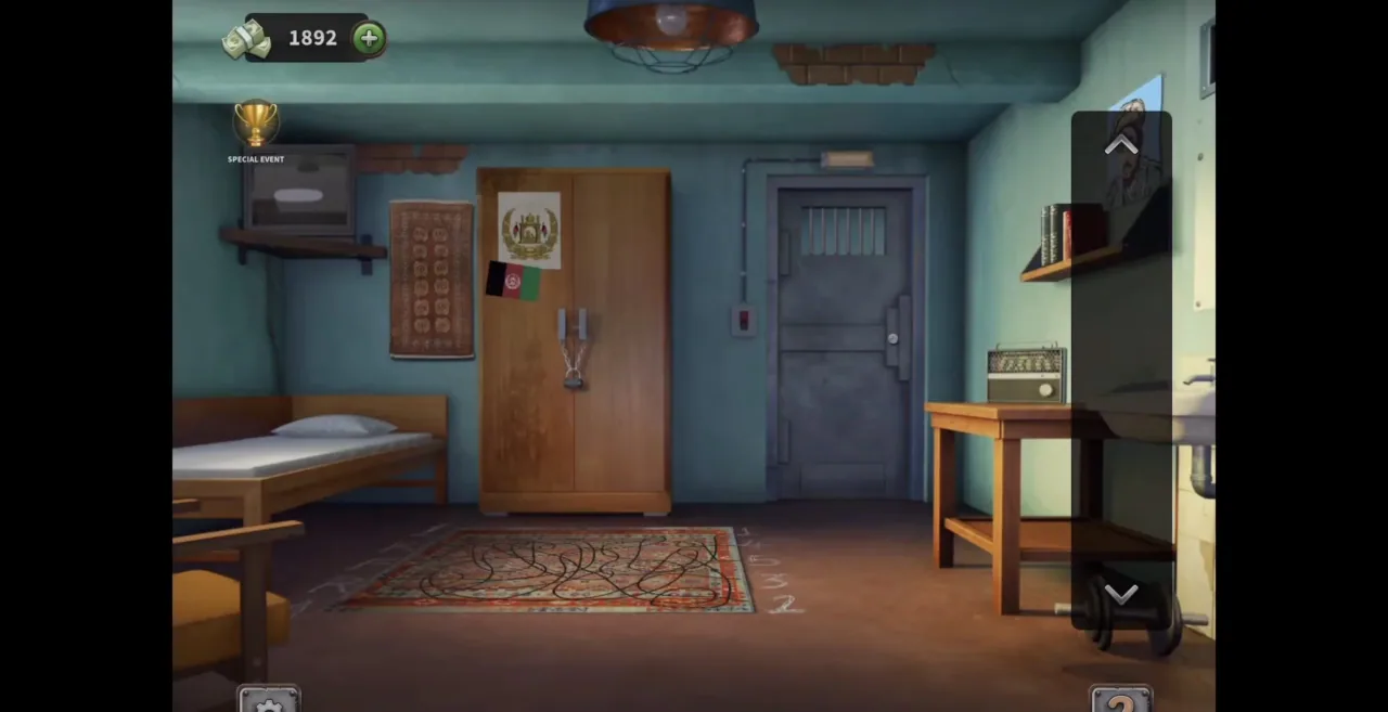 100 Doors Escape from Prison Level 132 Samoan Cell gameplay screenshot
