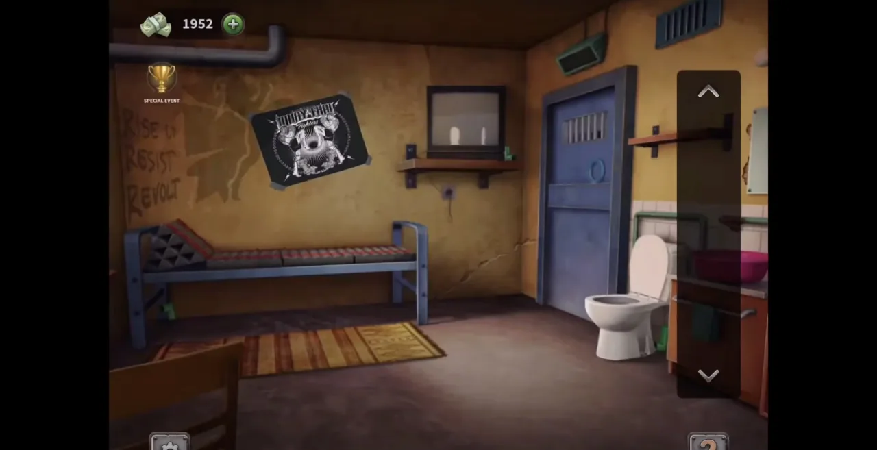 100 Doors Escape from Prison Level 134 Honduran Cell gameplay screenshot