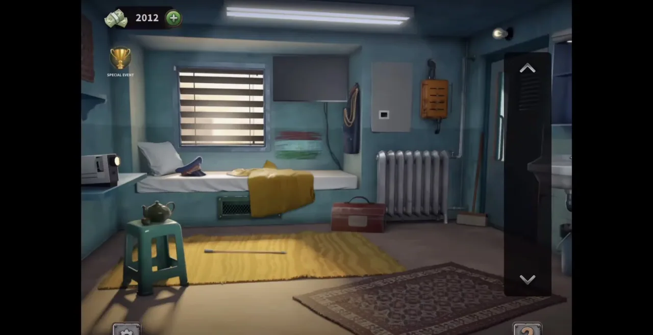 100 Doors Escape from Prison Level 136 Chadian Cell gameplay screenshot