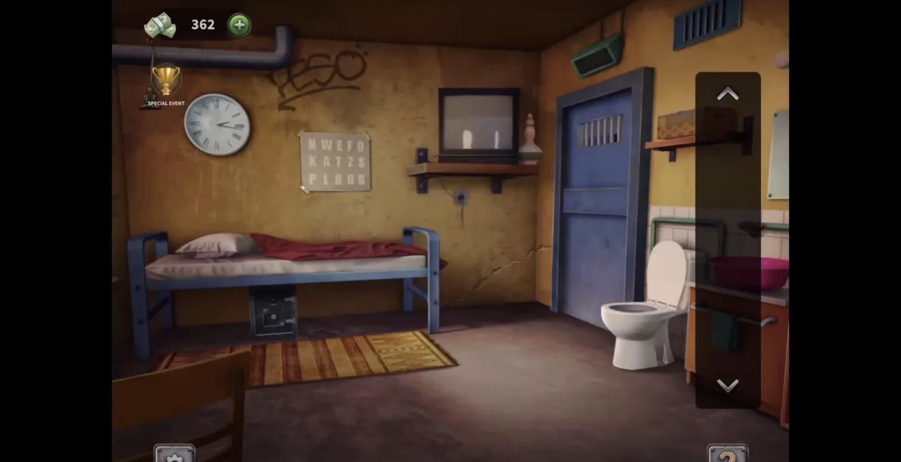 100 Doors Escape from Prison Level 141 Zimbabwean Cell gameplay screenshot