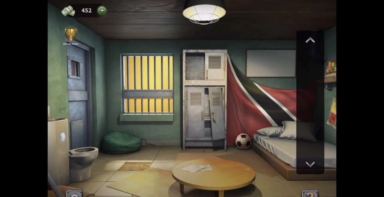 100 Doors Escape from Prison Level 144 Trinidadian Tobagonian Cell gameplay screenshot
