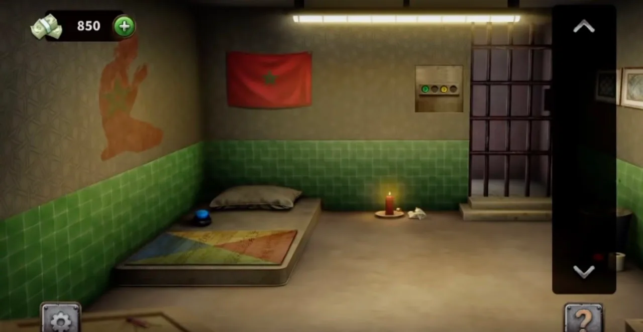 100 Doors Escape from Prison Level 15 Portugal Cell gameplay screenshot