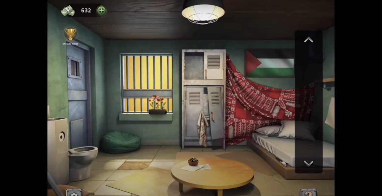 100 Doors Escape from Prison Level 150 Palestinian Cell gameplay screenshot
