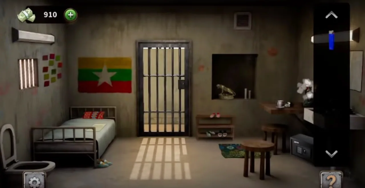 100 Doors Escape from Prison Level 17 Thailand Cell gameplay screenshot