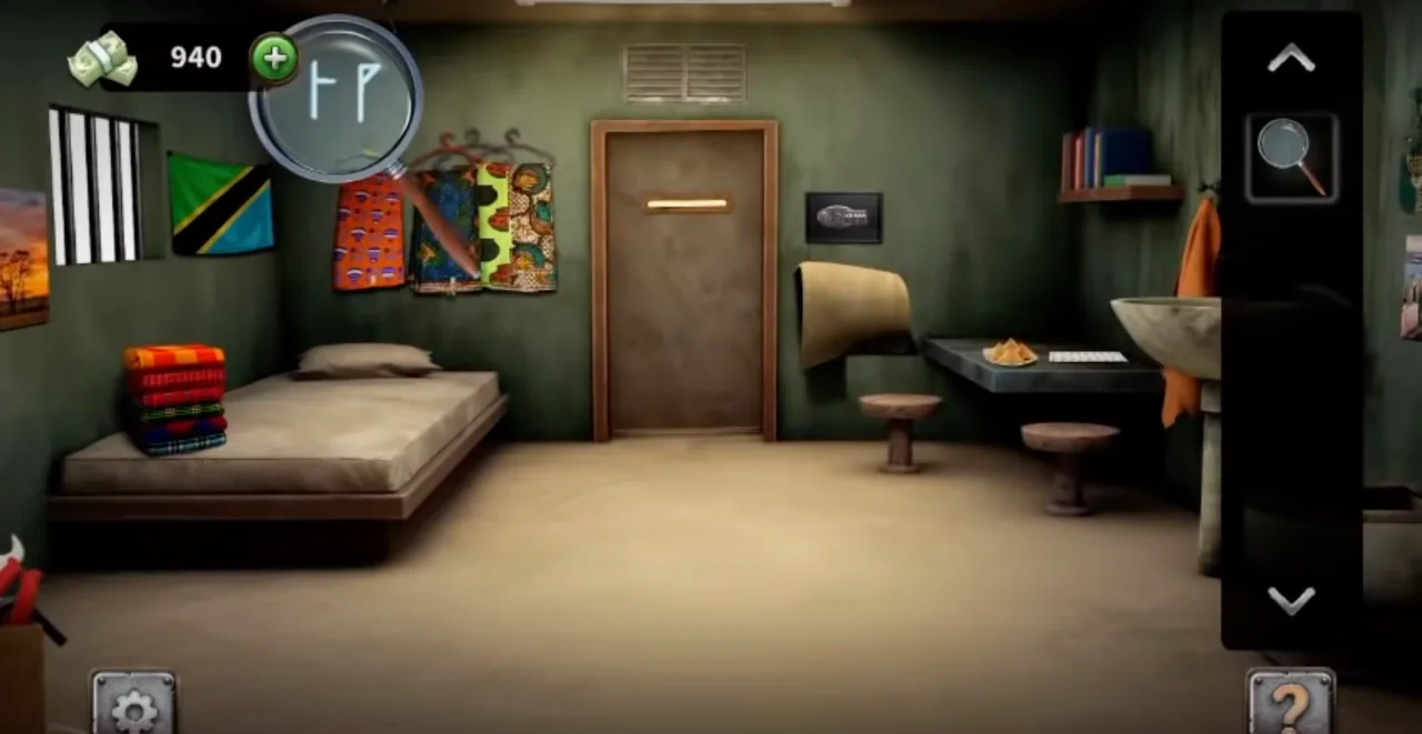 100 Doors Escape from Prison Level 18 Sierra Leone Cell gameplay screenshot