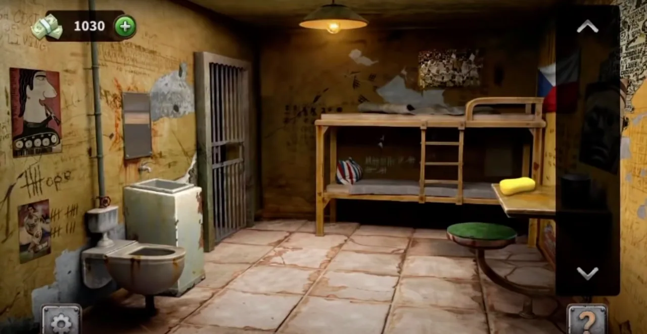 100 Doors Escape from Prison Level 21 Vatican City Cell gameplay screenshot