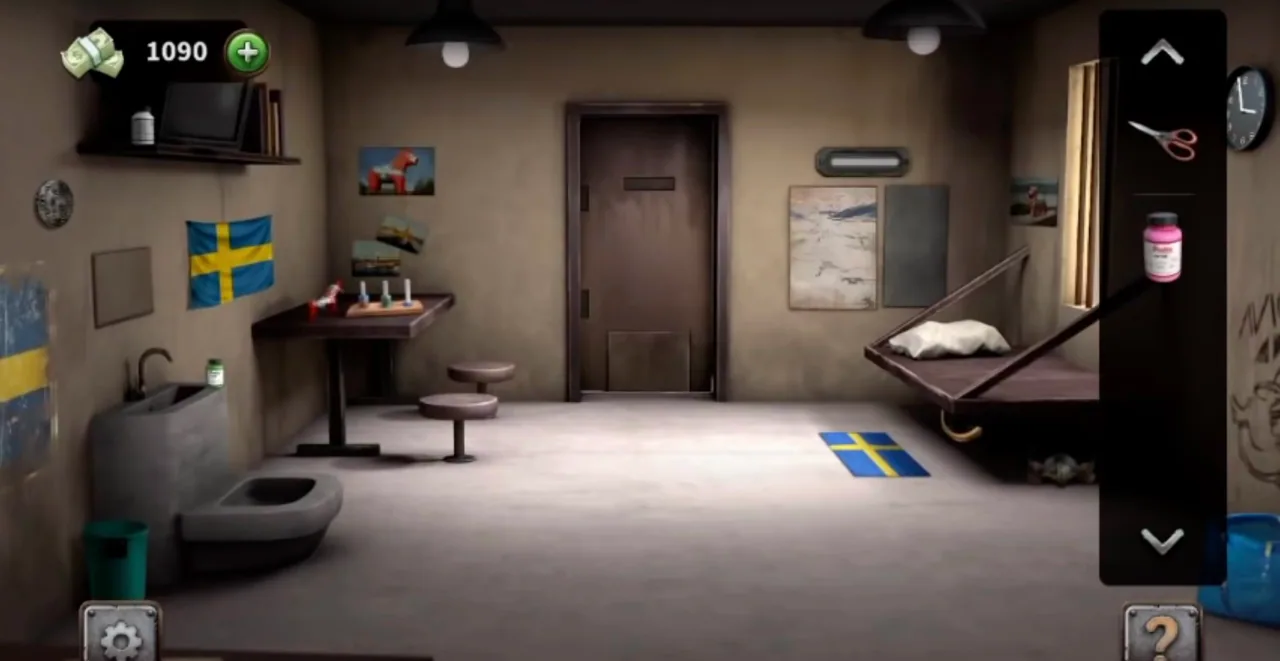 100 Doors Escape from Prison Level 23 Panama Cell gameplay screenshot