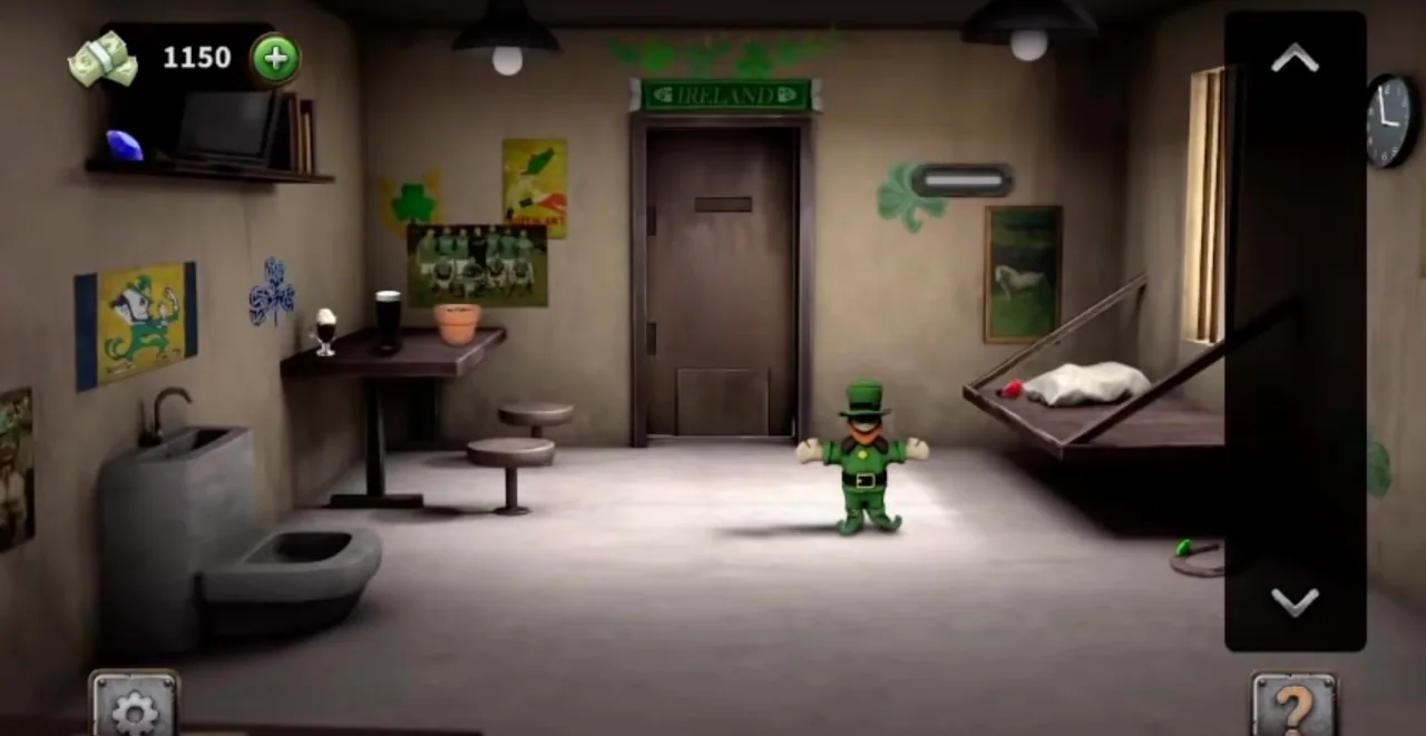 100 Doors Escape from Prison Level 25 Estonia Cell gameplay screenshot