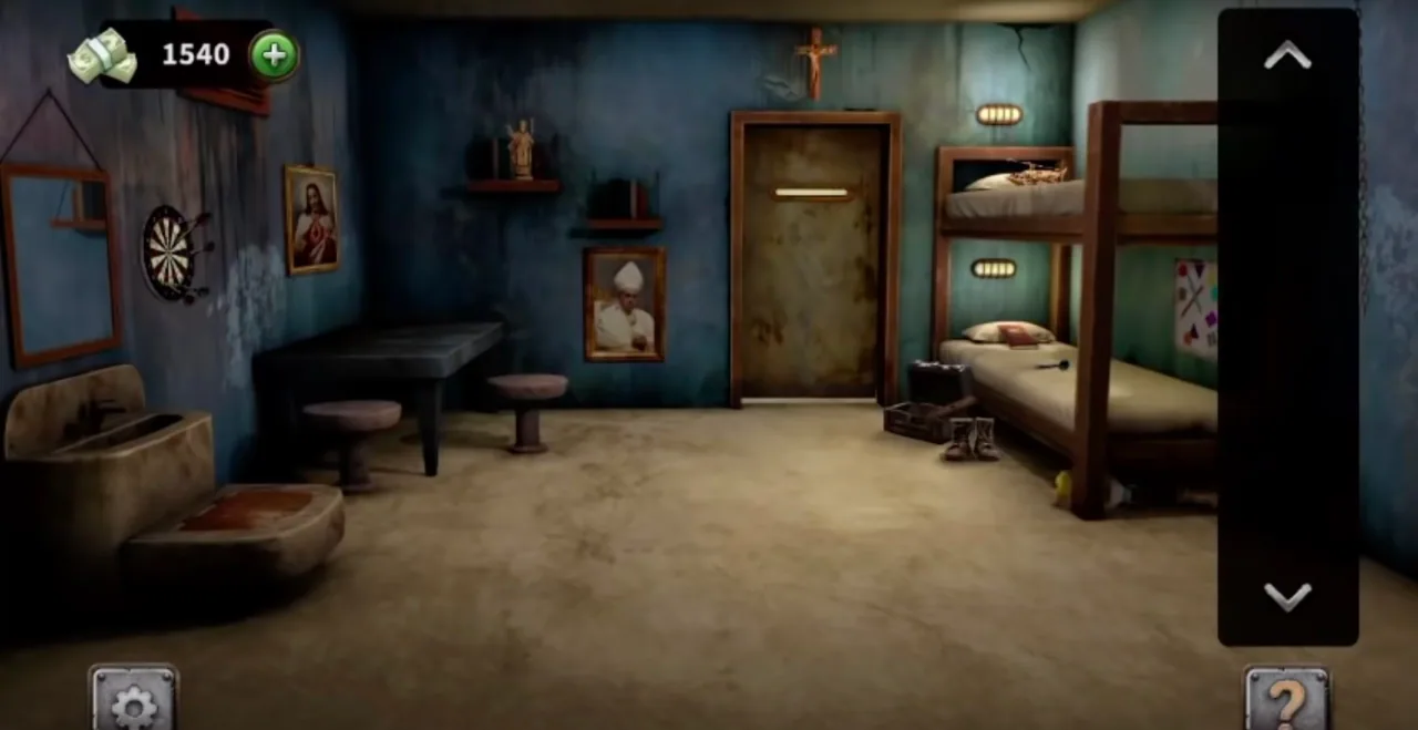 100 Doors Escape from Prison Level 38 Vatican Cell gameplay screenshot