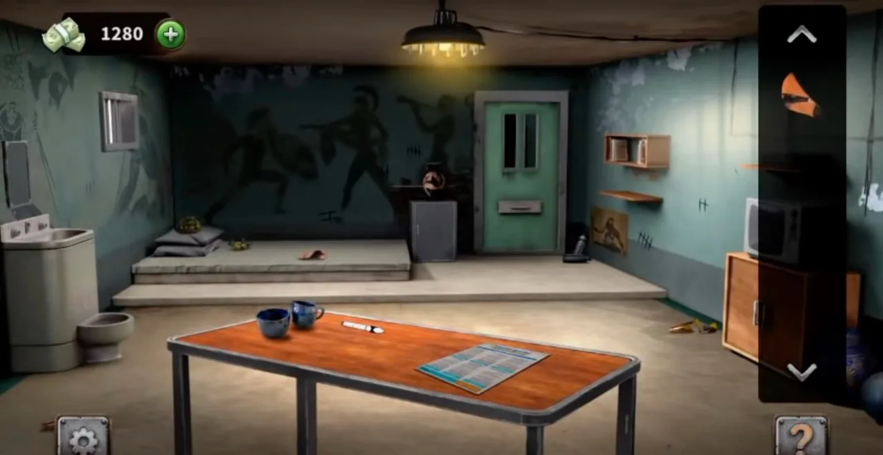 100 Doors Escape from Prison Level 46 Greece Cell gameplay screenshot