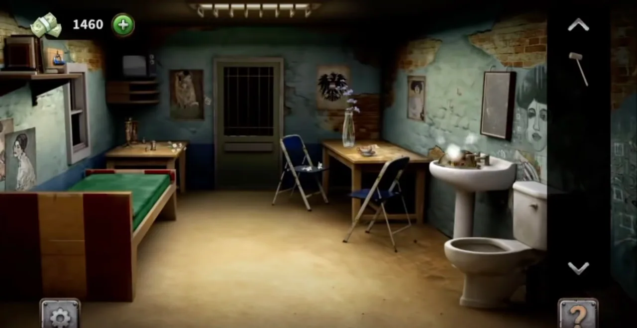 100 Doors Escape from Prison Level 52 Austrian Cell gameplay screenshot
