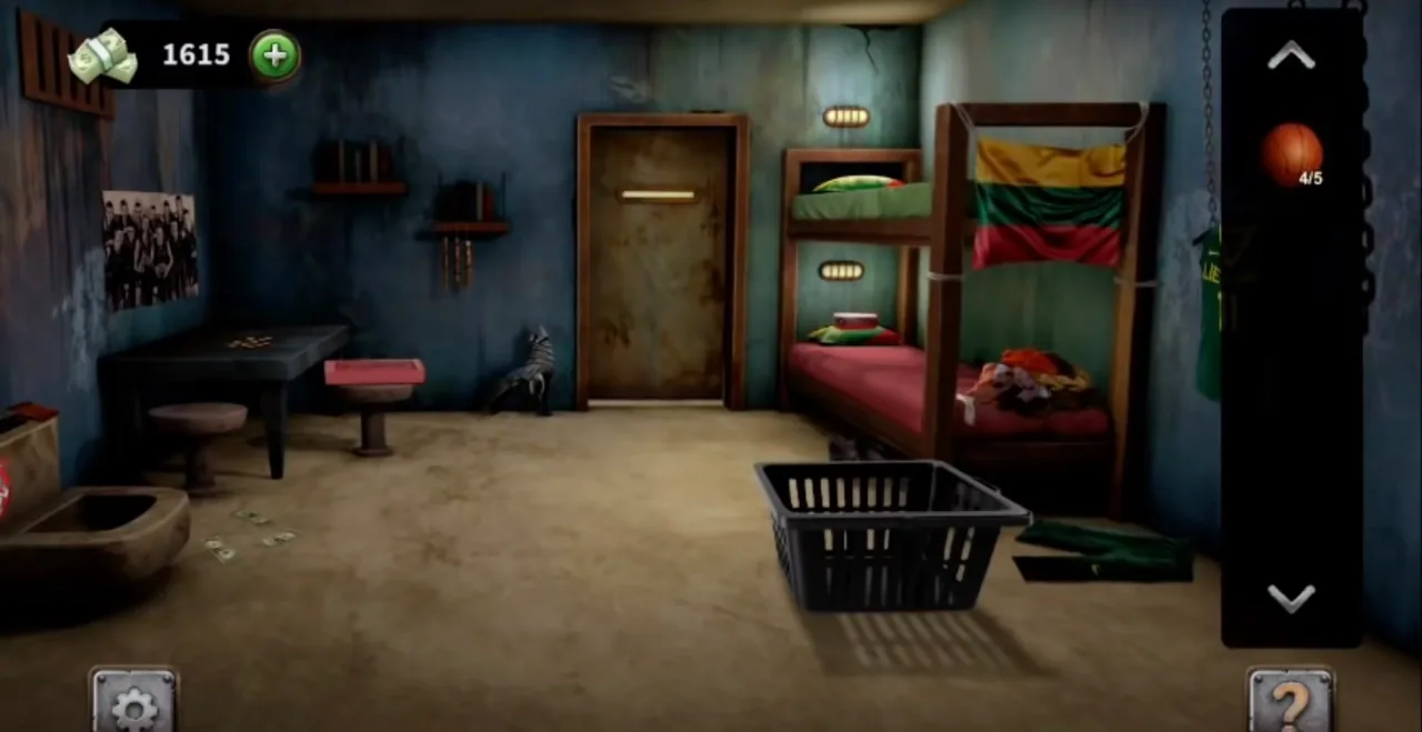 100 Doors Escape from Prison Level 55 Lithuanian Cell gameplay screenshot