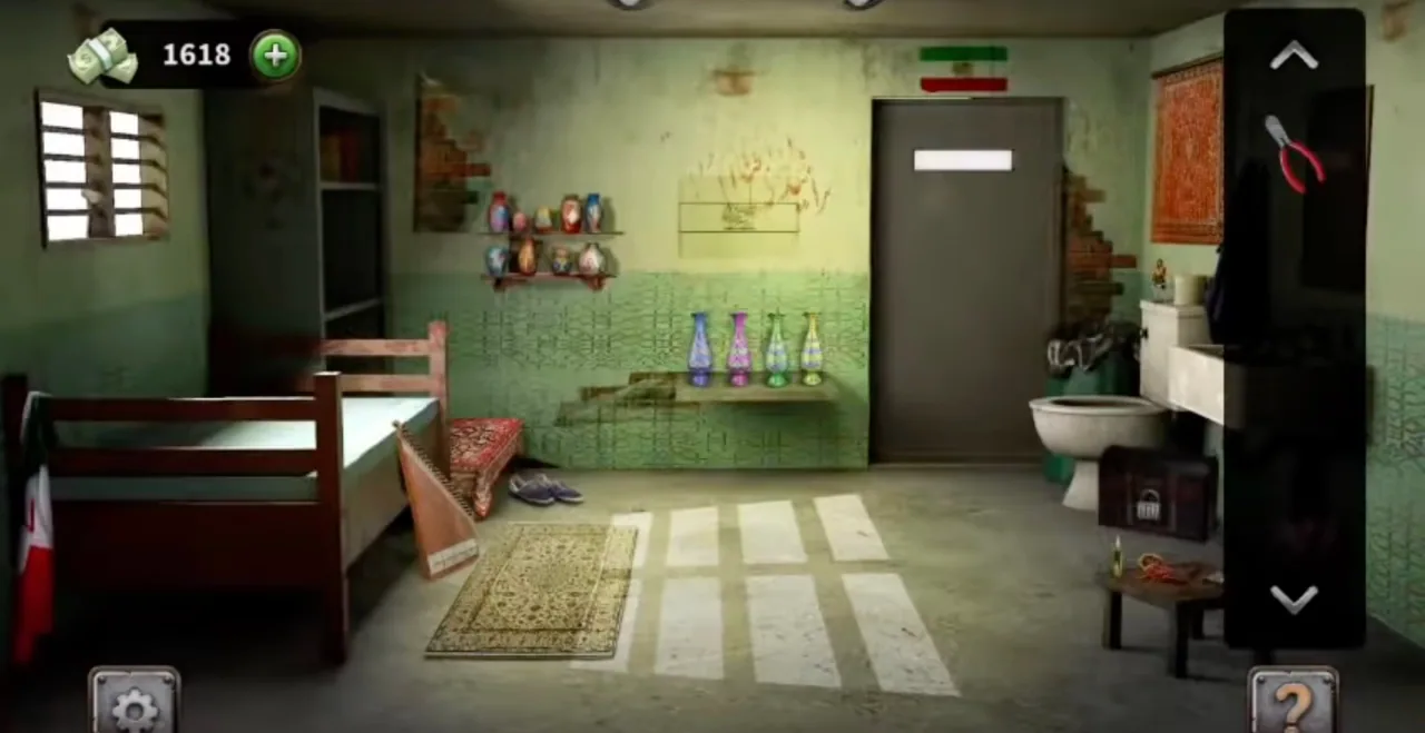 100 Doors Escape from Prison Level 56 Iranian Cell gameplay screenshot