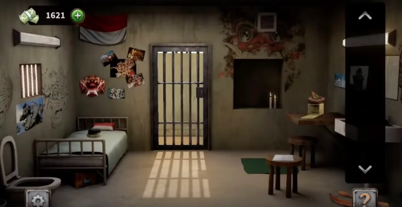 100 Doors Escape from Prison Level 57 Indonesian Cell gameplay screenshot