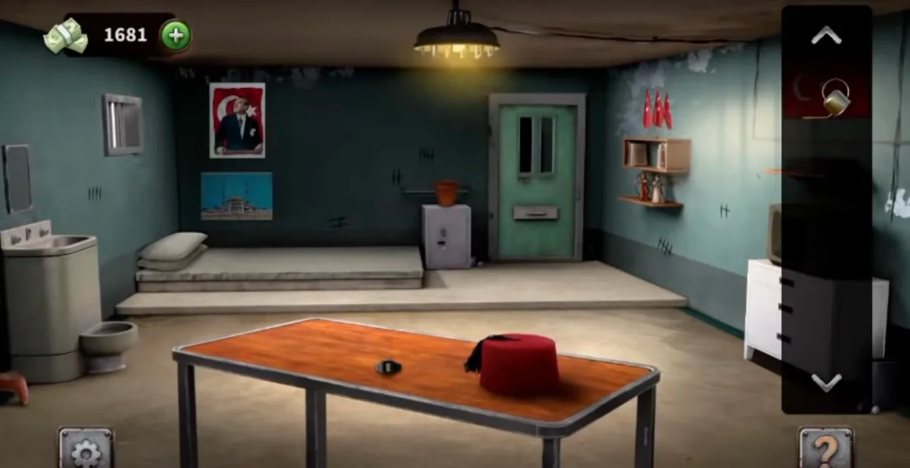 100 Doors Escape from Prison Level 59 Turkish Cell gameplay screenshot
