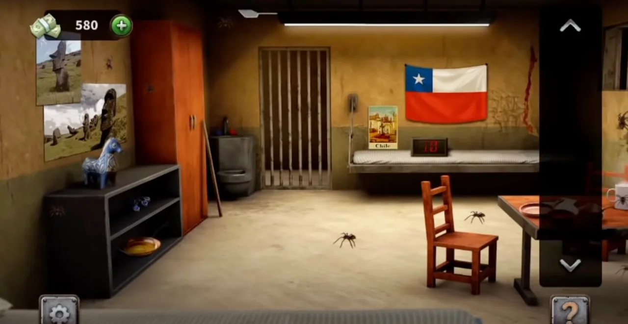 100 Doors Escape from Prison Level 6 Chile Cell gameplay screenshot