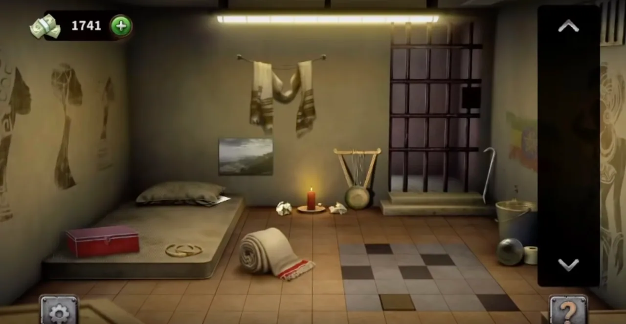 100 Doors Escape from Prison Level 61 Ethiopian Cell gameplay screenshot