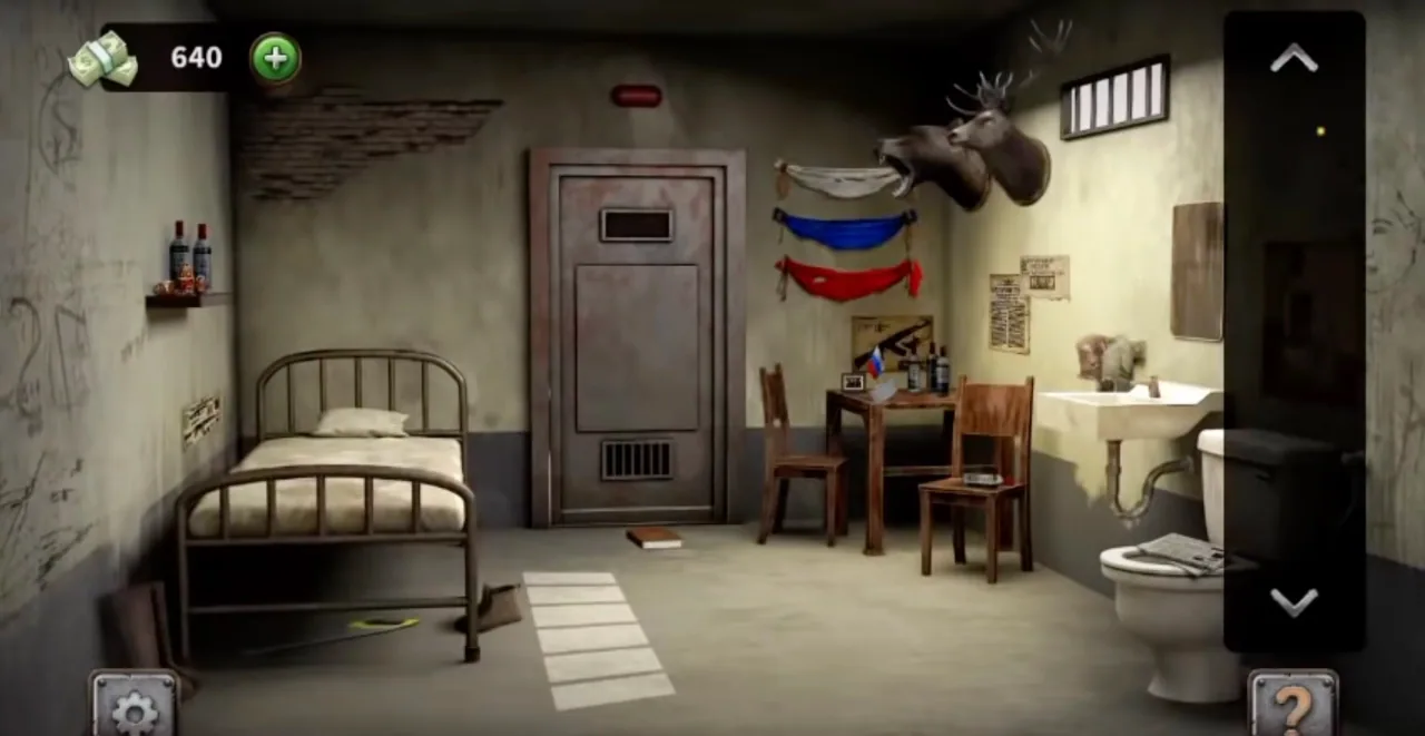 100 Doors Escape from Prison Level 8 Moldova Cell gameplay screenshot