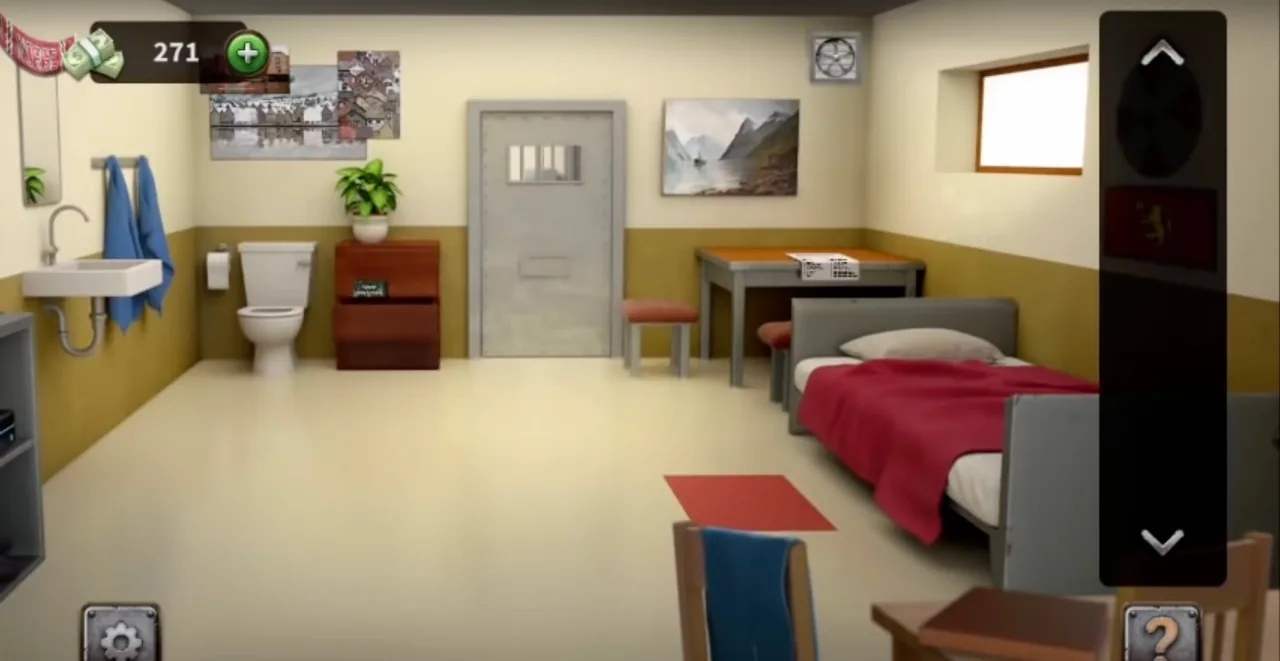 100 Doors Escape from Prison Level 82 Norwegian Cell gameplay screenshot