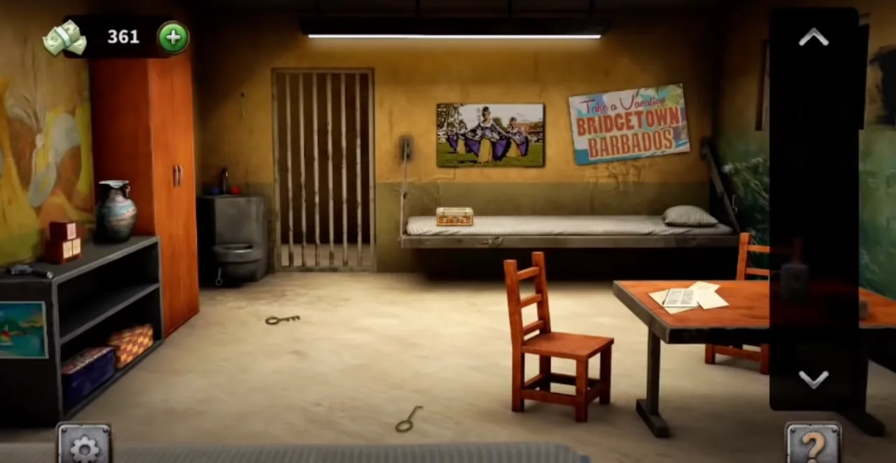 100 Doors Escape from Prison Level 85 Barbadian Cell gameplay screenshot