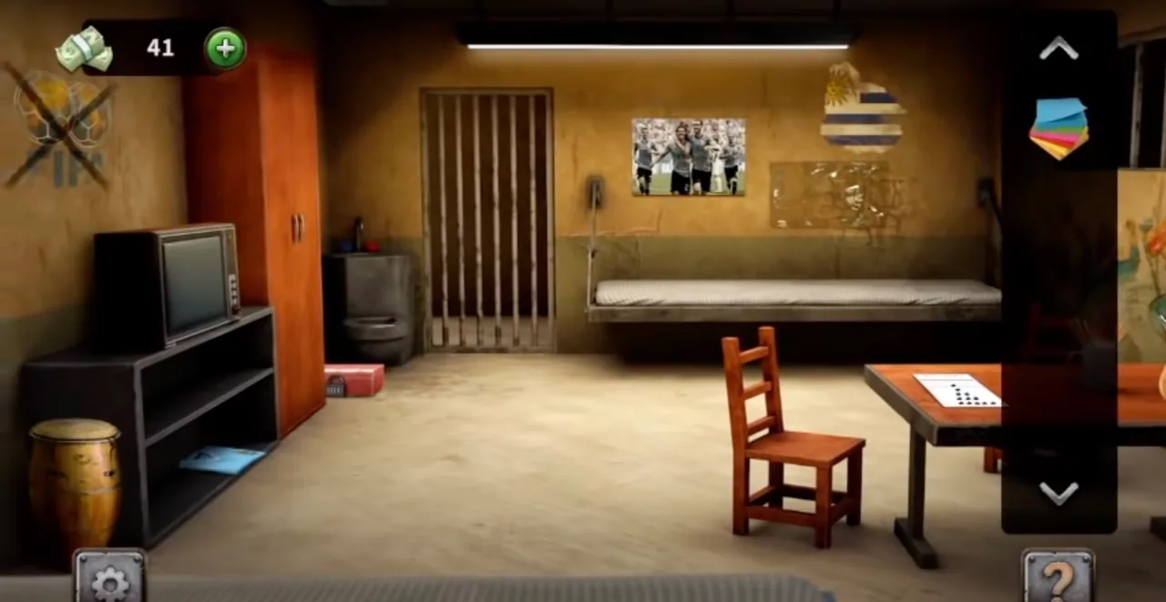 100 Doors Escape from Prison Level 91 Uruguayan Cell gameplay screenshot