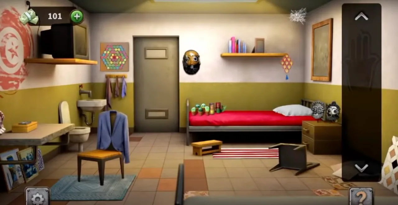 100 Doors Escape from Prison Level 93 Tunisian Cell gameplay screenshot