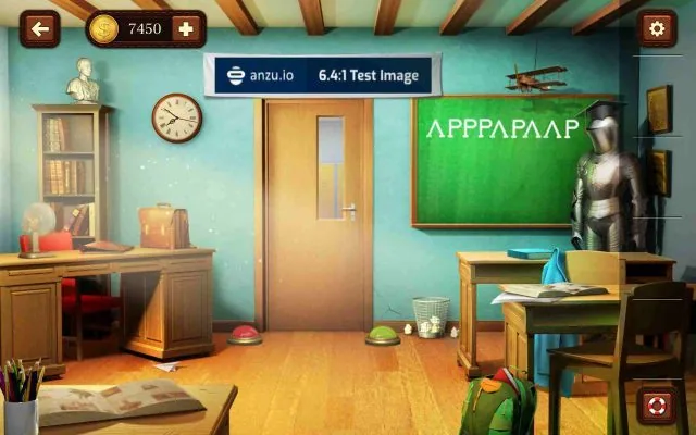 100 Doors Escape from School Level 10 Follow the Color Pattern gameplay screenshot