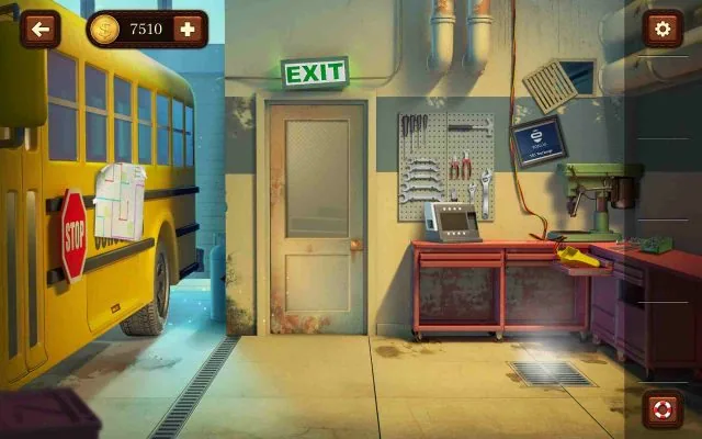 100 Doors Escape from School Level 117 Recreate Bus Routes to Activate the Machine and Get the Key gameplay screenshot
