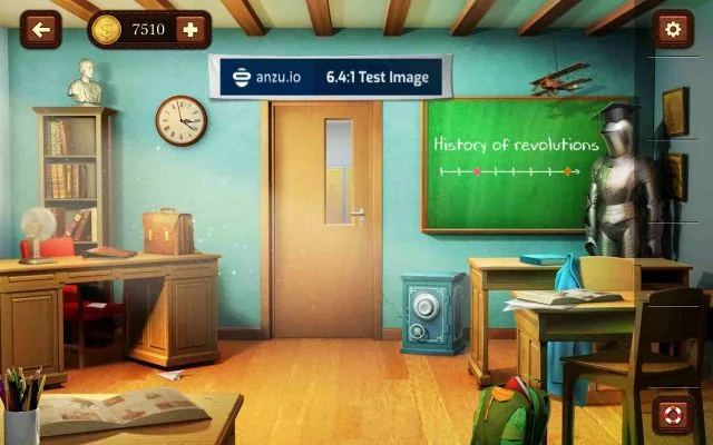 100 Doors Escape from School Level 134 Order Revolutions Chronologically to Unlock Safe gameplay screenshot