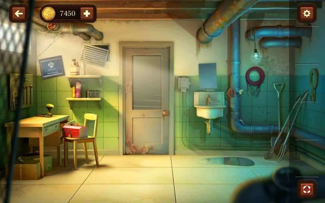 100 Doors Escape from School Level 17 Unlocking the Grey Box gameplay screenshot