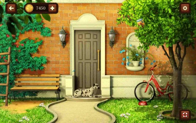 100 Doors Escape from School Level 25 Move the Dog Blocking the Door gameplay screenshot