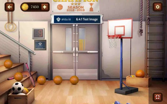 100 Doors Escape from School Level 31 Score Quickly with Basketballs gameplay screenshot