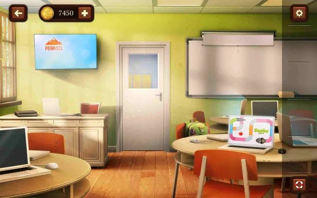 100 Doors Escape from School Level 40 Play Snake and Eat 15 Apples gameplay screenshot