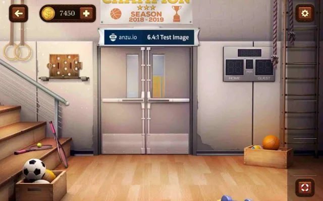 100 Doors Escape from School Level 49 Guide the Soccer Ball into the Goal gameplay screenshot