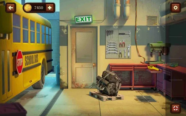 100 Doors Escape from School Level 52 Use Tools to Recover the Hidden Key gameplay screenshot