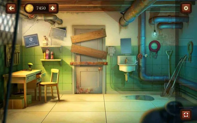 100 Doors Escape from School Level 58 Remove Rusted Barriers and Open the Door gameplay screenshot
