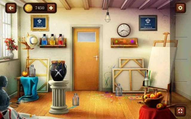 100 Doors Escape from School Level 59 Mix Paints in Jars to Unlock the Door gameplay screenshot