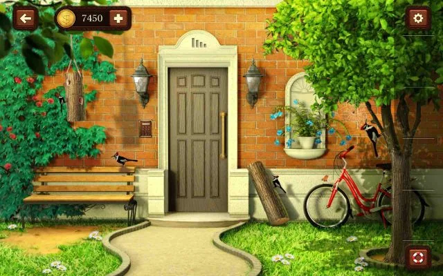 100 Doors Escape from School Level 61 Count the Woodpecker Pecks & Enter Code gameplay screenshot