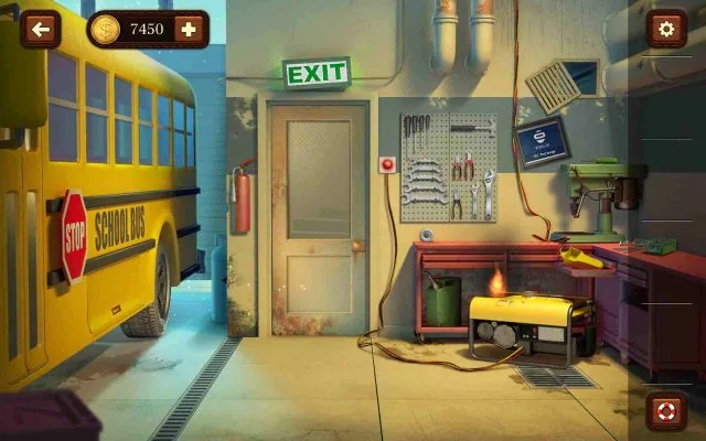 100 Doors Escape from School Level 67 Repair Generator & Activate with Gears gameplay screenshot