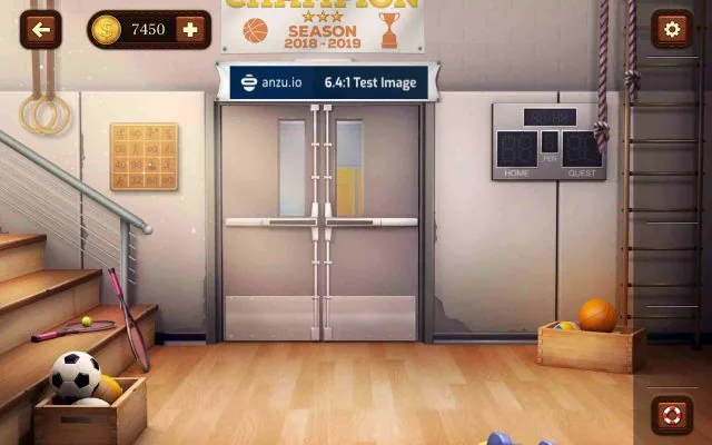 100 Doors Escape from School Level 74 Match Games to Their Durations gameplay screenshot