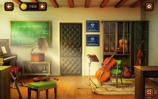 100 Doors Escape from School Level 9 Assemble the Guitar gameplay screenshot