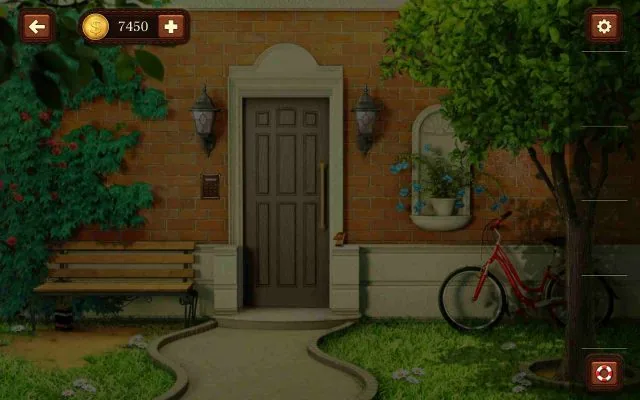 100 Doors Escape from School Level 92 Light the Lamps to Reveal the Code gameplay screenshot